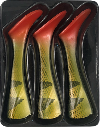 Headbanger Shad 16 Rep. tails, 3 pcs - Natural Perch