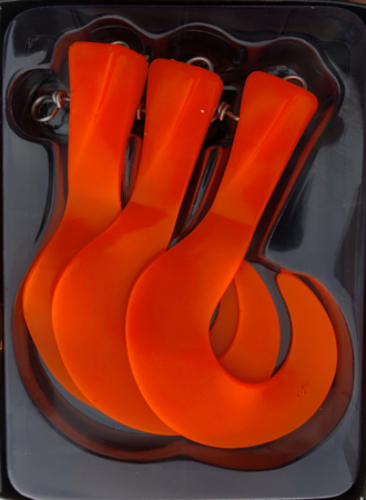 Headbanger Tail Rep. tails, 3 pcs - Orange