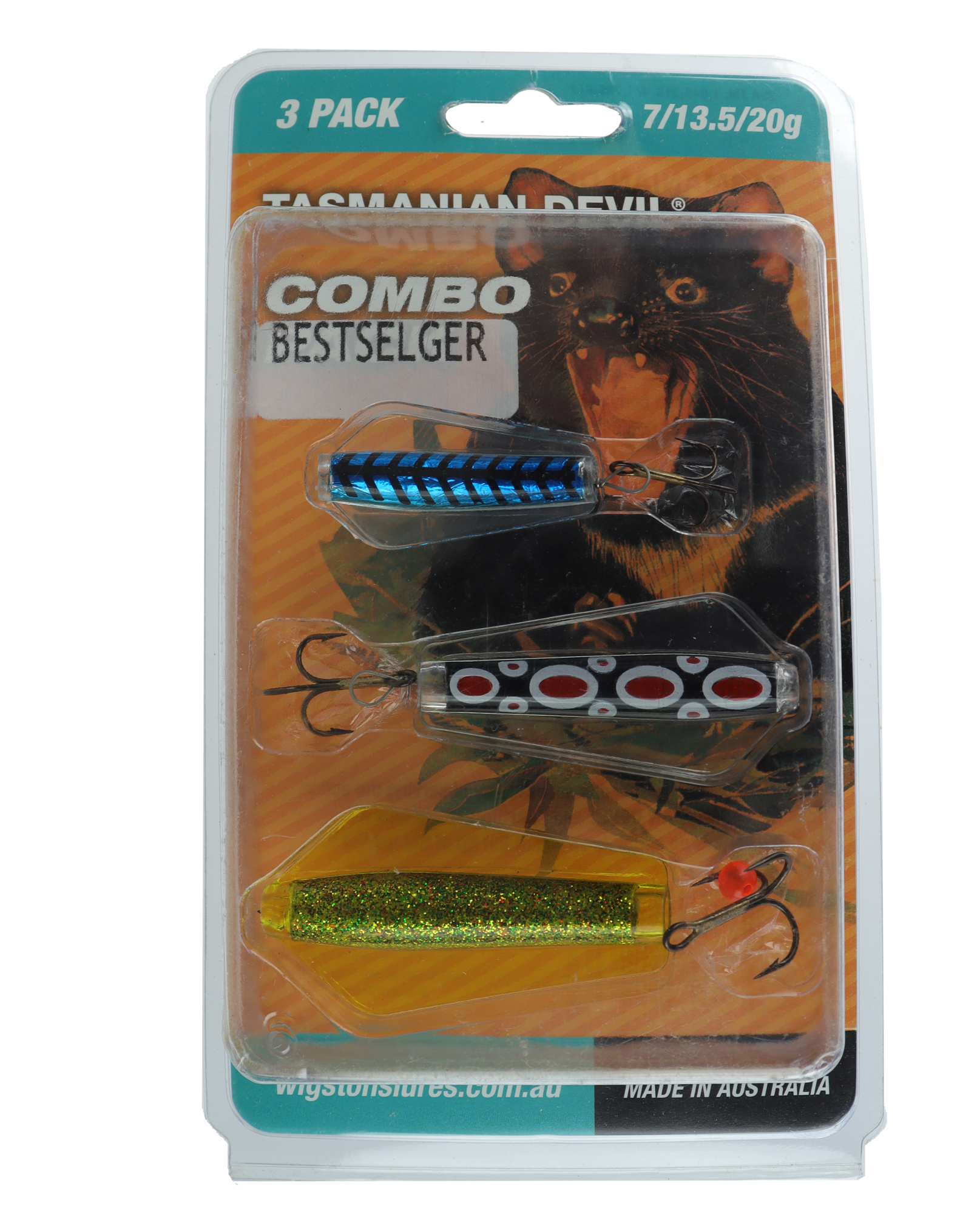 Tasmanian Devil Sett - Bestselgere - 3pk 1 Tasmanian Devil Sett - Bestselgere - 3pk