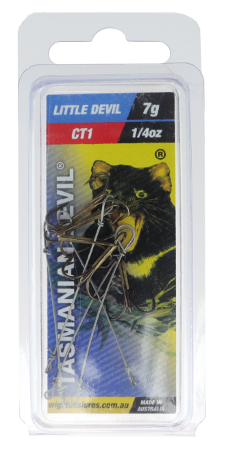 Tasmanian Devil - Treblekrok centre - 7g - 5 stk