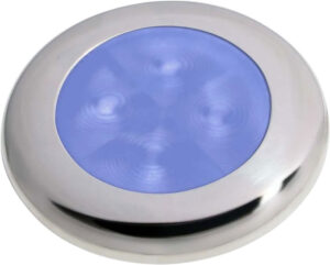Hella Slim Line LED syrefast spotlampe blått lys 24V