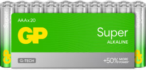 GP Super Alkaline batteri AAA 20-pk
