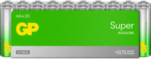 GP Super Alkaline batteri AA 20-pk