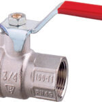 Kuleventil forkrommet messing 4"