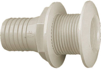 Skroggjennomføring nylon krem 1 1/2"