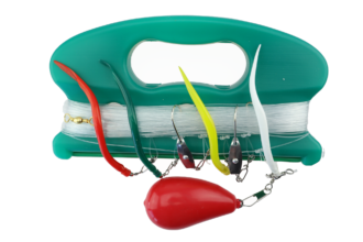 CAL Fjordharpe - 3 stk Gummimakk, 2 stk rykk - 300gr