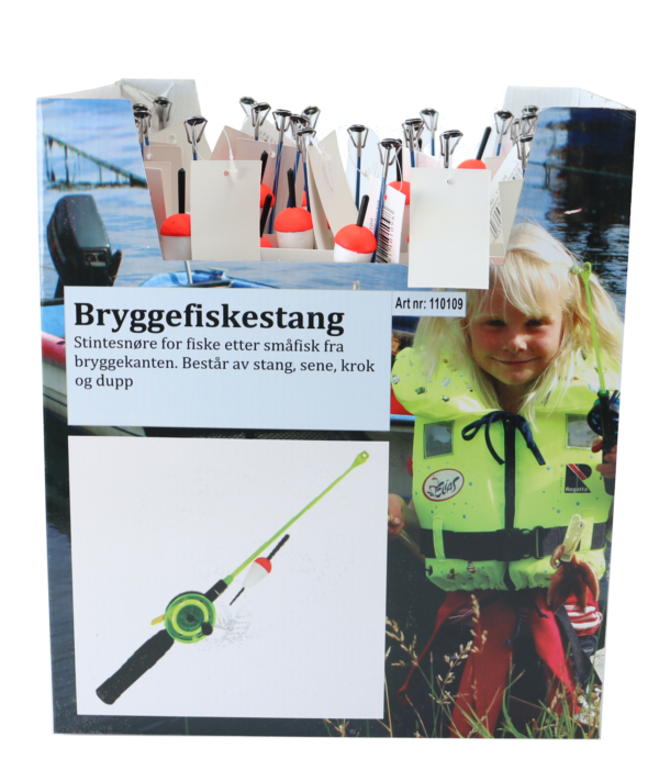 CAL Bryggefiskestang - Stintesnøre og dupp/Krok
