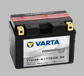 VARTA AGM MC Batteri 12V 9AH 200CCA (150x87x110mm) +venstre TTZ12S-BS