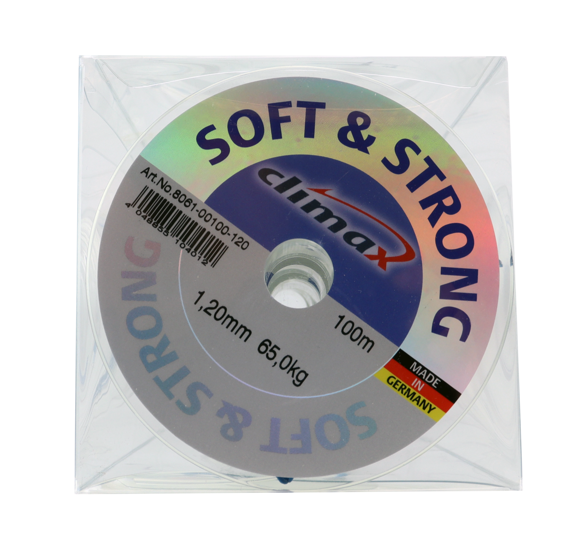 Climax Soft & Strong sene - 100m - 5pk - Multipack - 65,0kg - 1,20mm 1 Climax Soft & Strong sene - 100m - 5pk - Multipack - 65,0kg - 1,20mm