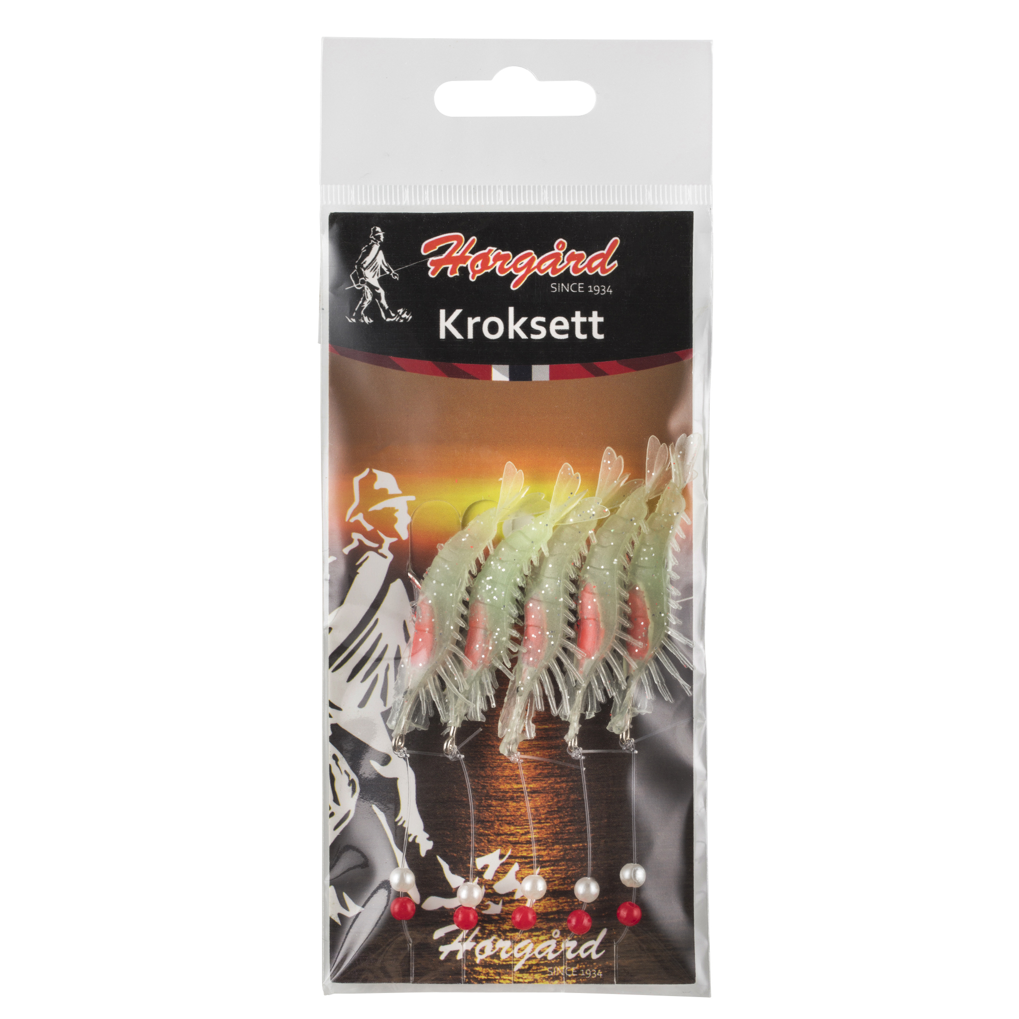 Sølvkroken Hørgård - Kroksett - 5 stk Reke