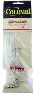 Columbi Glitterhekle - Kroksett - 6 stk Glitterhekle - 6/0 - Bilde 2