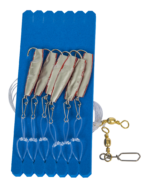 Osean Kroksett Makrellharpe - 5 stk Reflexbait - 4/0 - Bilde 2