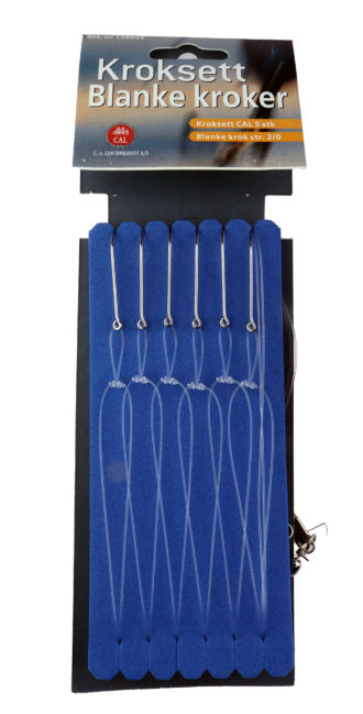 Osean Blanke kroker - Kroksett - 5 stk Blanke kroker - 2/0
