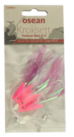 Osean Hokkai rød - Kroksett - 3 stk - 6/0 - Bilde 3