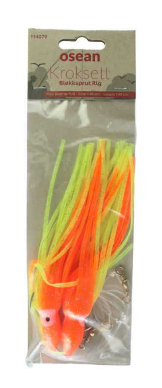 Osean Blekksprut rig - Kroksett - 2 stk - 6/0