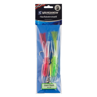 Forside 15 Sølvkroken Giant Squid - Kroksett - 8/0