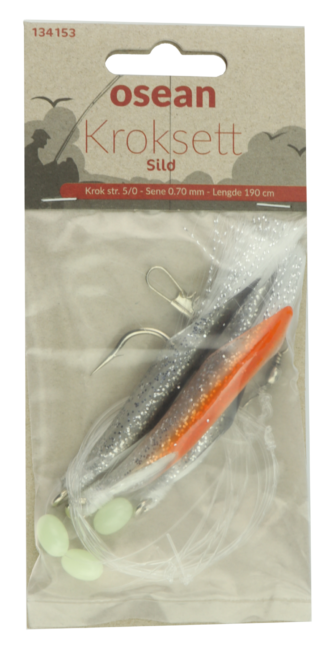 Osean  Sild - Kroksett - 3 stk - 5/0