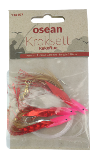 Osean Rekeflue - Kroksett - 3 stk - 1
