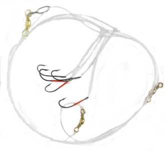 Sølvkroken UP Rigg - Makrell - Str. 5/0 - Sene 0,70mm - Lengde 290cm