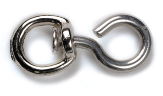 Sølvkroken Svivel Spesial - Rustfri - Blank - Hvirvel - Nr 50