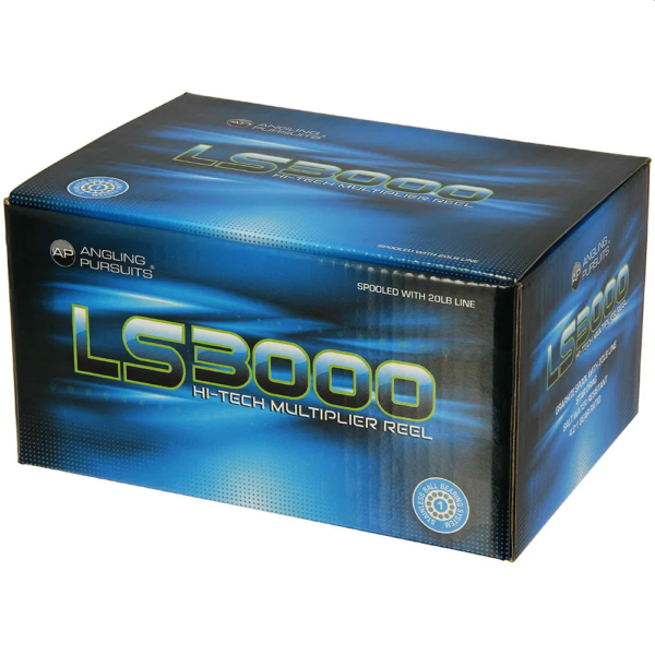 Angling Pursuits LS3000 - Multiplikatorsnelle - båtfiske - m/sene