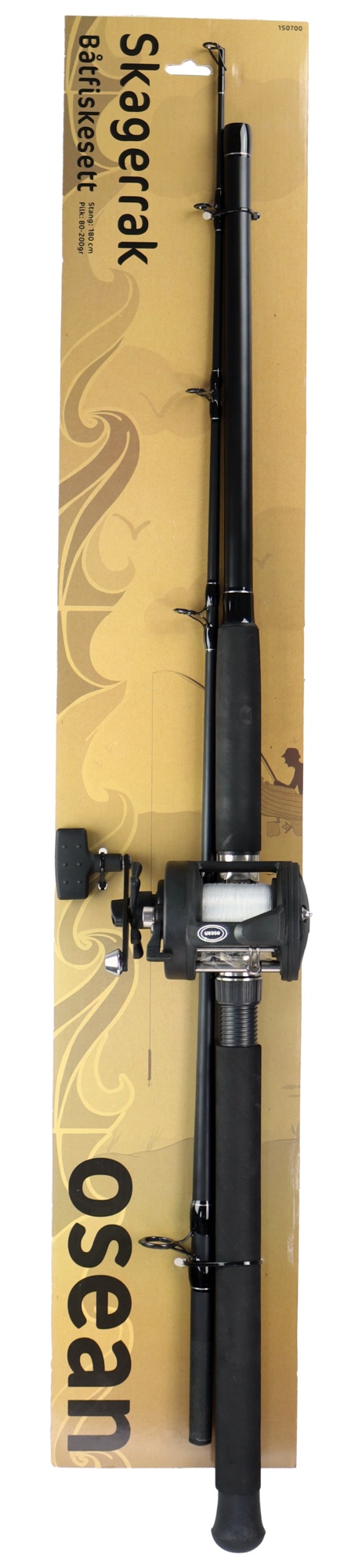 Osean Fiskesett Skagerrak - 180 cm - 80-200gr - Båtfiske 1 Osean Fiskesett Skagerrak - 180 cm - 80-200gr - Båtfiske