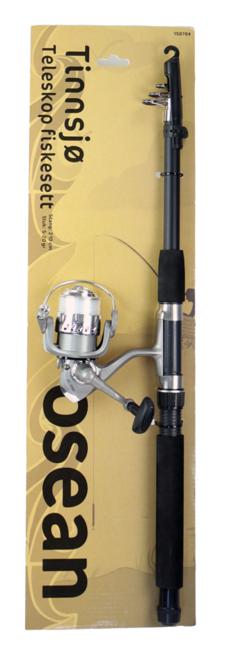 Osean Fiskesett Tinnsjø - 210 cm - 5-20gr - Teleskop