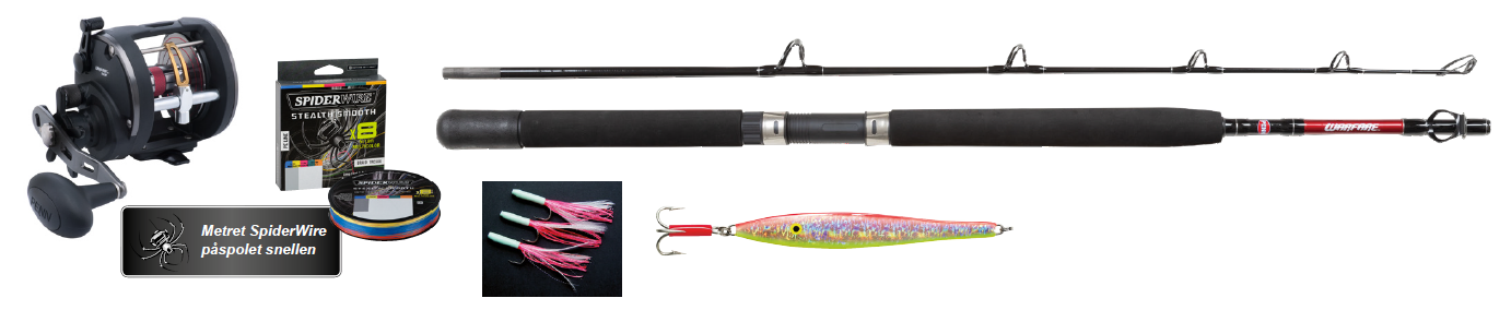 Penn Warefare 4.0 - Sett - 180 cm - Kompett havfiskekombinasjon 2 Penn Warefare 4.0 - Sett - 180 cm - Kompett havfiskekombinasjon - Bilde 2