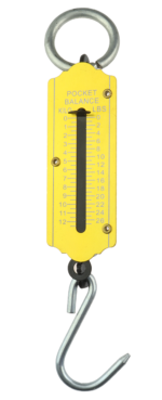 CAL Fiskevekt messing - Analog - 0-12 kg