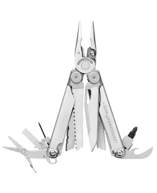 Leatherman Wave Plus - Rustfri - Multiverktøy - 17 i 1 1 Leatherman Wave Plus - Rustfri - Multiverktøy - 17 i 1