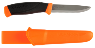 Morakniv Companion F Rescue - Rustfri - Uten spiss - Fluoriserende