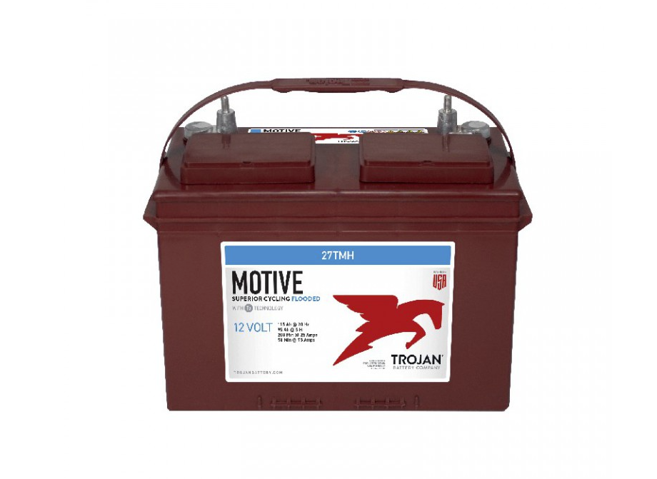 TROJAN Deep Cycle Traksjonsbatteri 12V 115AH (326x168x247mm) +venstre 1 TROJAN Deep Cycle Traksjonsbatteri 12V 115AH (326x168x247mm) +venstre