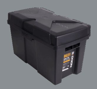 Batterikasse 372x185x205mm (innvendig) plast stor (BG31)
