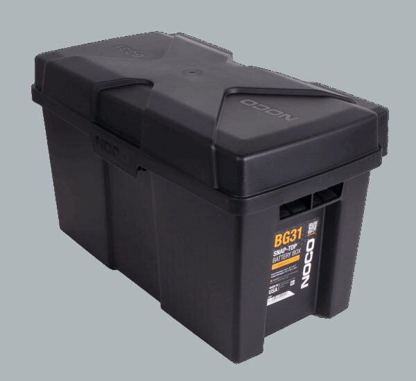 Batterikasse 372x185x205mm (innvendig) plast stor (BG31)