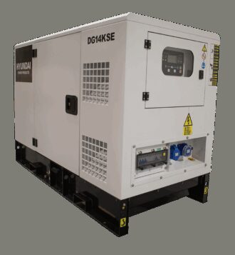 HYUNDAI DG14KSE Diesel strømaggregat 230V 3-Fase 13,8kVA  - 1500RPM - Vannkjølt