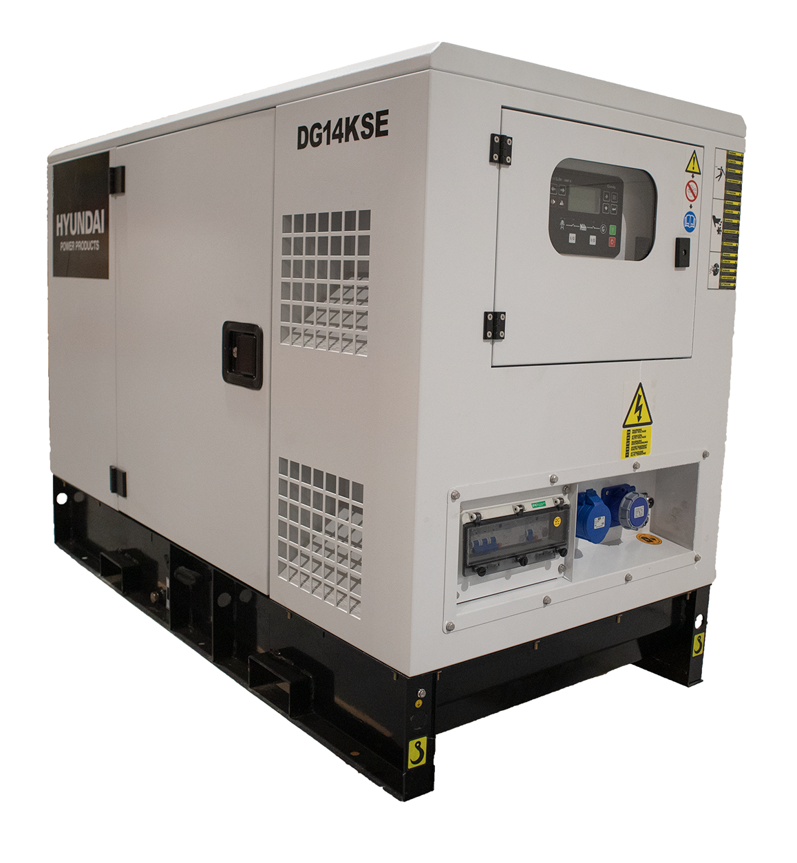 HYUNDAI DG14KSE Diesel strømaggregat 230V 3-Fase 13,8kVA  - 1500RPM - Vannkjølt