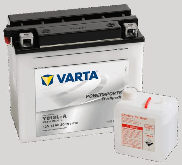 VARTA MC Batteri 12V 18AH 200CCA (181x92x164mm) +høyre YB18L-A