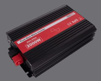 SKANBATT Inverter 12V 2000W Ren Sinus m/Kablet Fjernkontroll