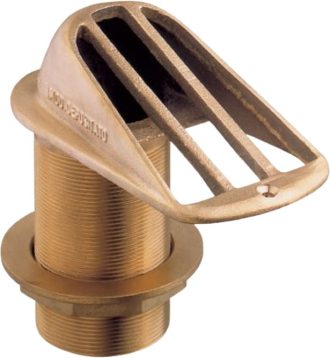 Bunninntak messing 4"
