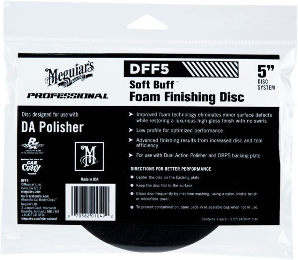 Meguiars Finishing Disc 5" svart
