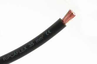 Batterikabel 16mm2 - Sort