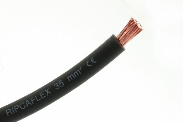 Batterikabel 16mm2 - Sort