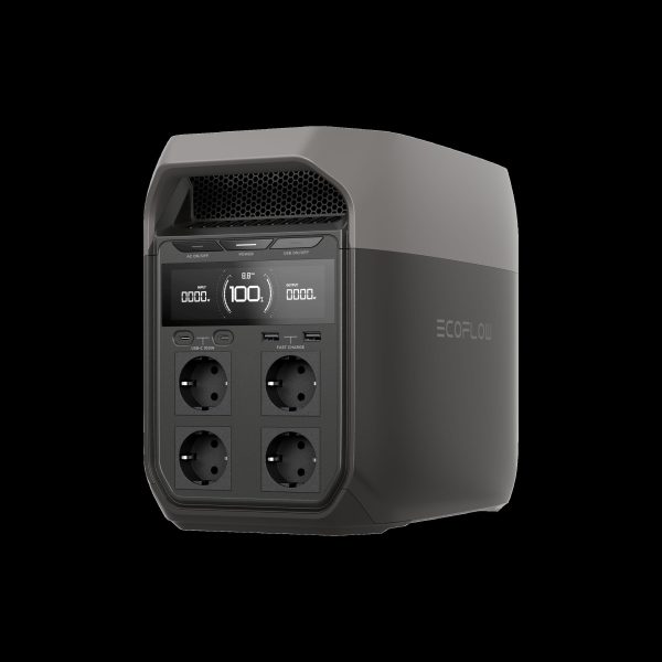 ECOFLOW DELTA 3 Bærbar Strømforsyning - LPS - 1024Wh - 1800W