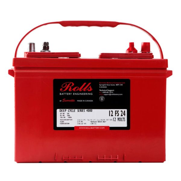 ROLLS 12-FS-24 Deep Cycle Batteri 12V 85AH (279x171x238mm)