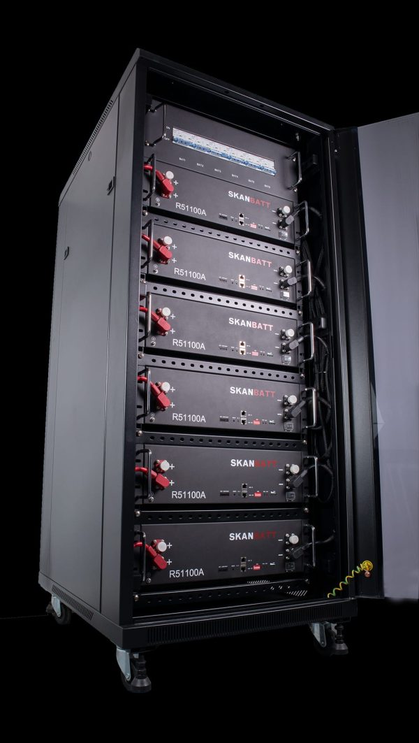 SKANBATT ESS Rack 48V 30,72kWt - LiFePO4