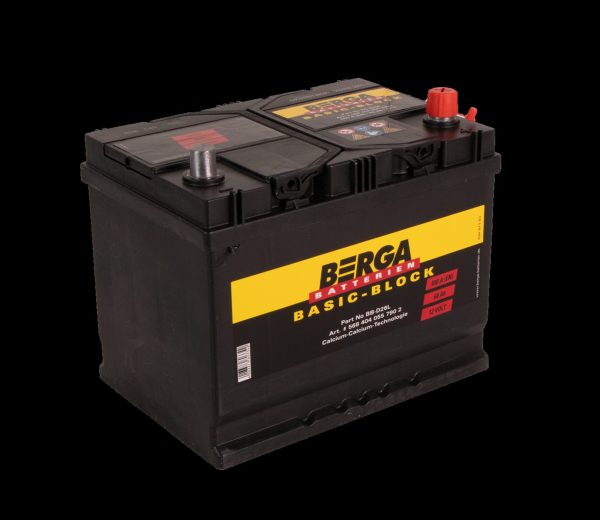 BERGA Basic Block 12V 68AH 550CCA (261/175/220mm)
