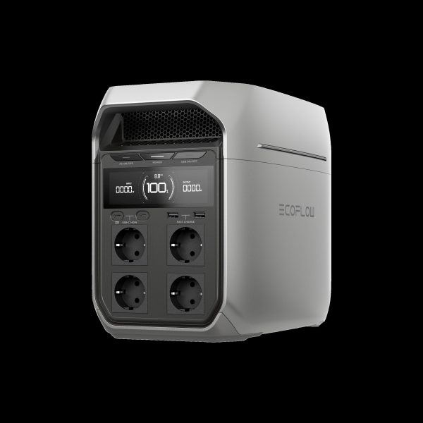 ECOFLOW DELTA 3 PLUS Bærbar Strømforsyning - LPS - 1024Wh - 1800W
