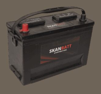 SKANBATT MF50-600 Startbatteri 12V 80AH 600CCA (343x127x234/254) +venstre