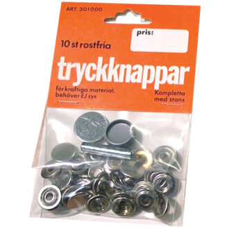 Forside 16 Trykknapper - 10 stk