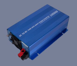 INVERTER 12V 1000W Ren sinus m/fjernkontroll